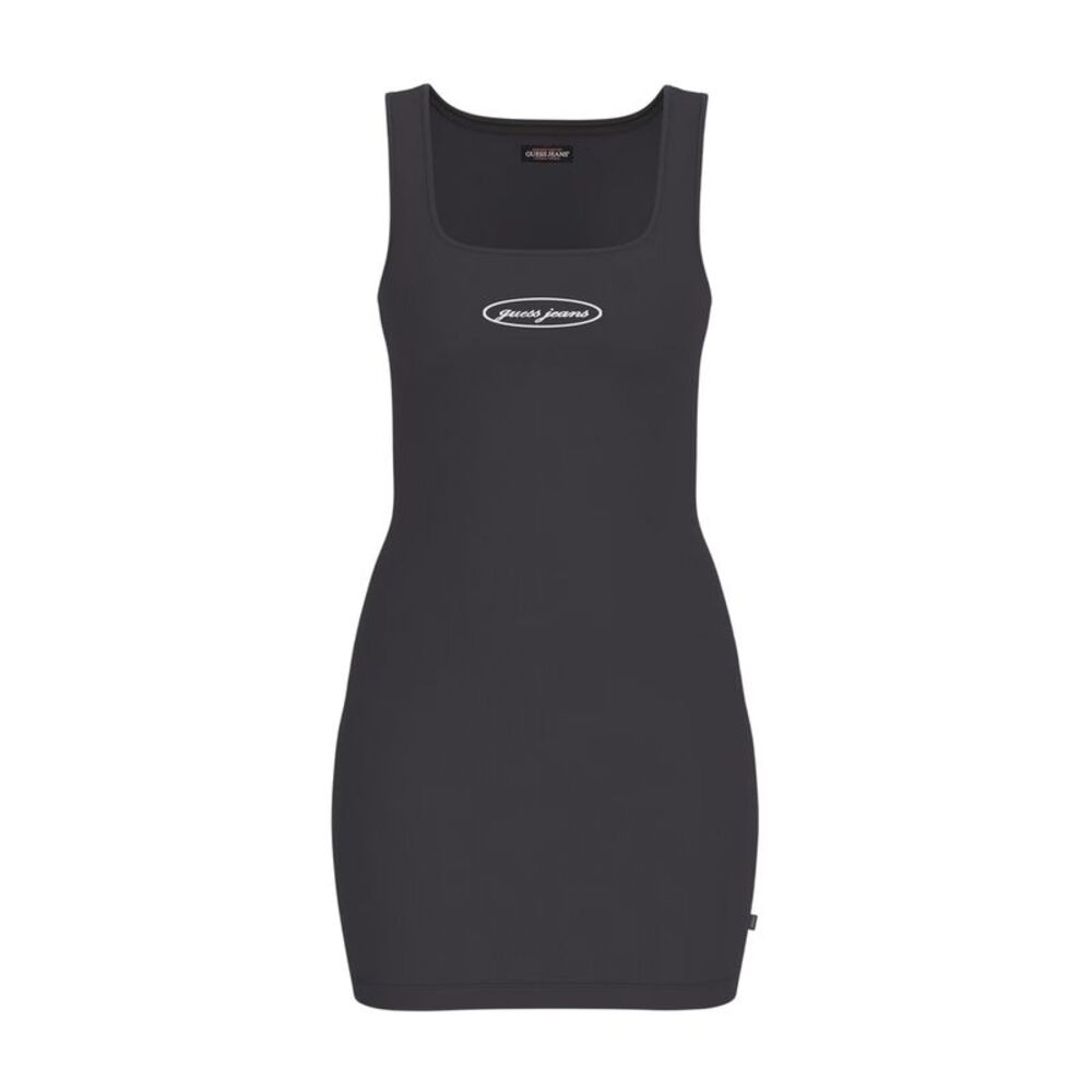 Guess Womens/Ladies Square Neck Slim Mini Dress / Jet Black